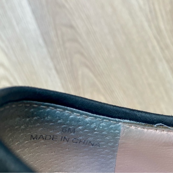 Kate Spade Liberty Black & Silver Metallic Star Suede Sneakers - Slip-On - Picture 9 of 9